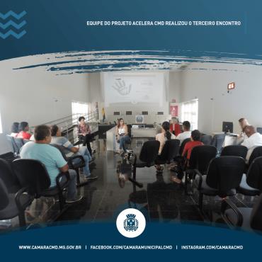 EQUIPE DO PROJETO ACELERA CMD REALIZOU O TERCEIRO ENCONTRO