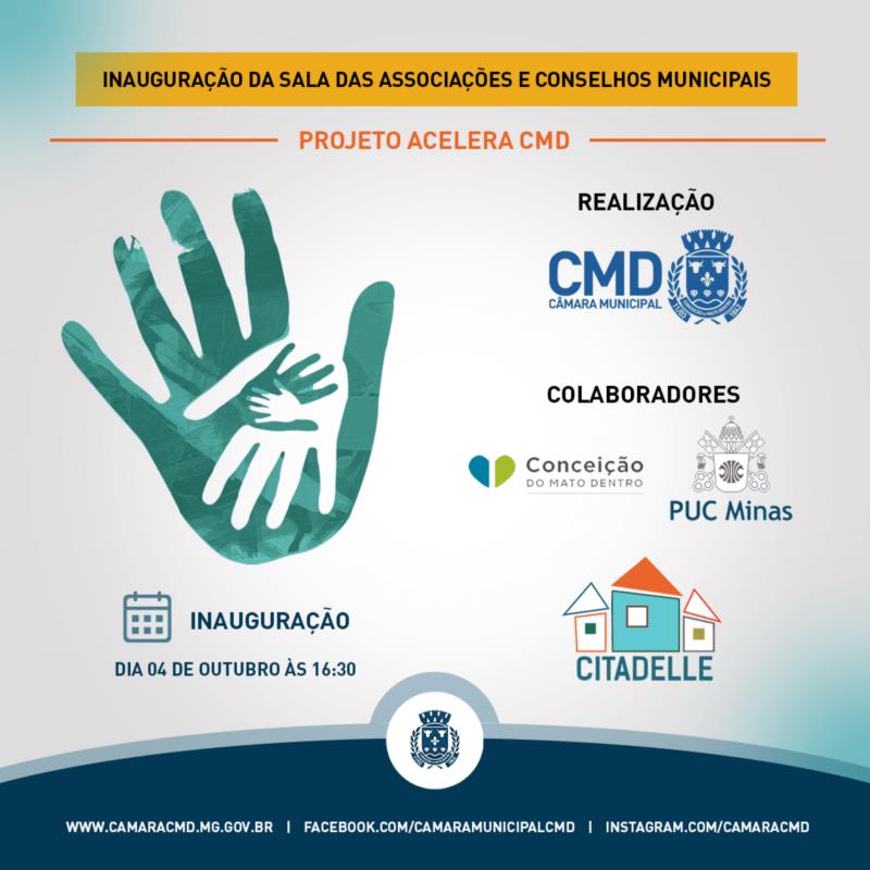 INAUGURAÇÃO DA SALA DE APOIO ÀS ASSOCIAÇÕES E CONSELHOS MUNICIPAIS DA CÂMARA MUNICIPAL