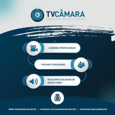 Amanhã teremos a segunda Reunião Ordinária transmitida em alta qualidade de imagem e som