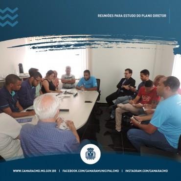 REUNIOES PARA ESTUDO DO PLANO DIRETOR