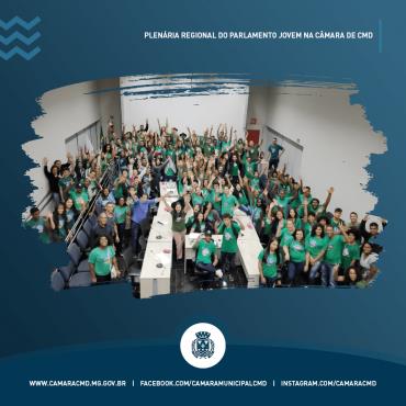 Plenária Regional do Parlamento Jovem na Câmara de CMD