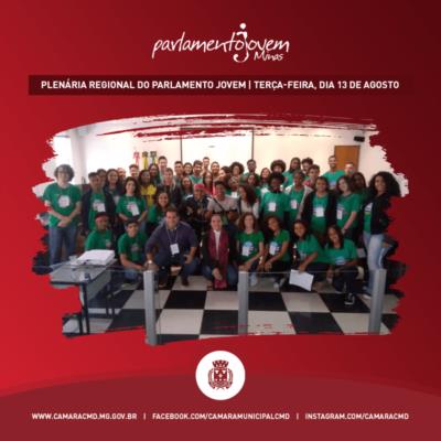 Plenária Regional do Parlamento Jovem – 13 de agosto