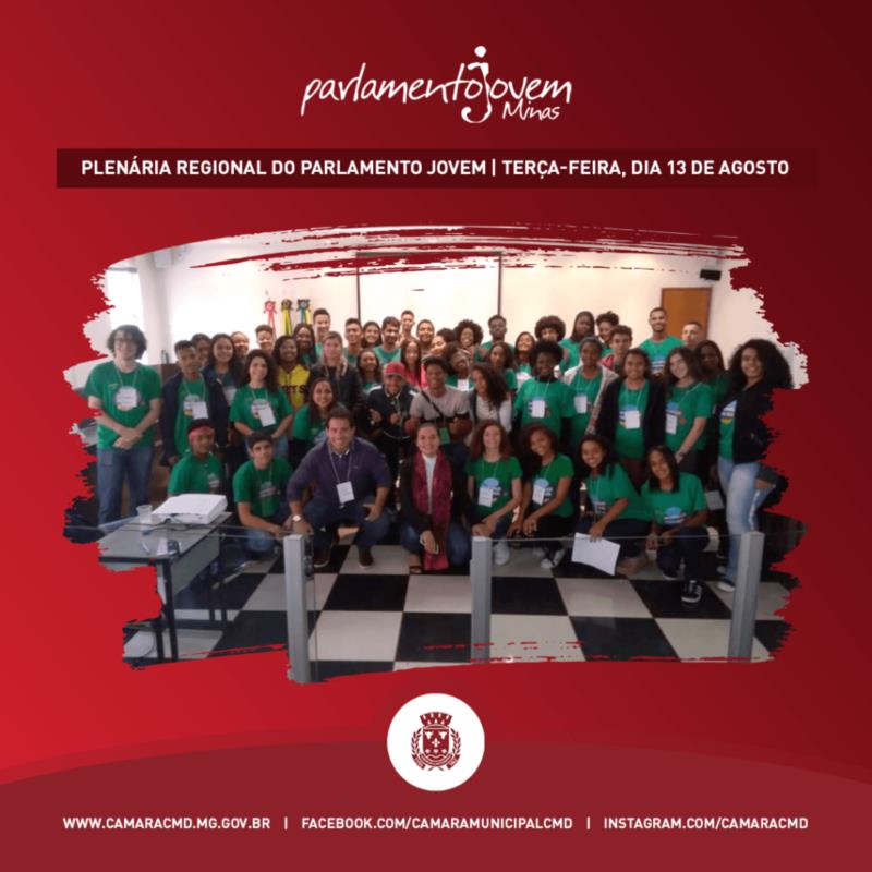 Plenária Regional do Parlamento Jovem – 13 de agosto