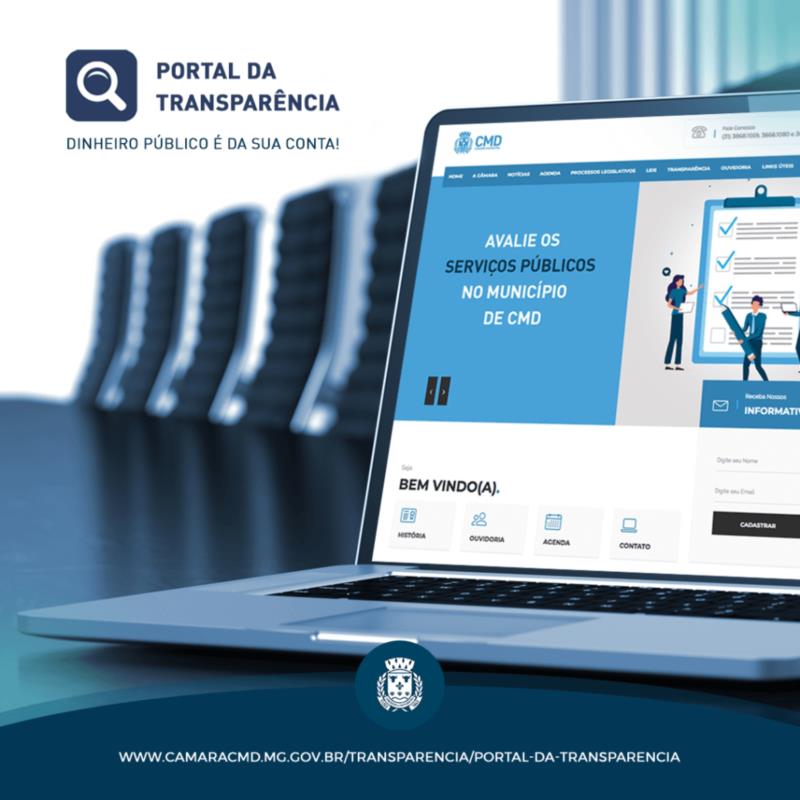 Consulte o Portal da Transparência da Câmara Municipal de Conceição do Mato Dentro