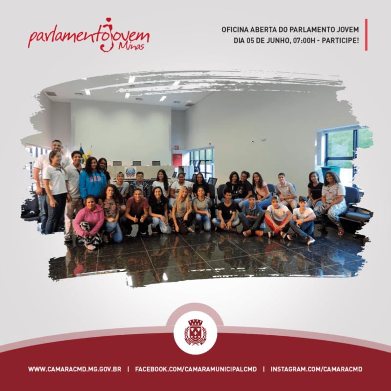 Oficina aberta do Parlamento Jovem – 05/06