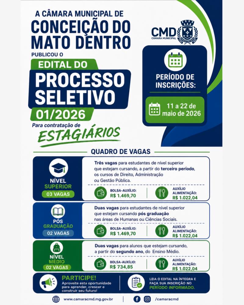Processo Seletivo Simplificado 001/2026
